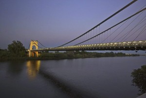 Amposta Hängebrücke